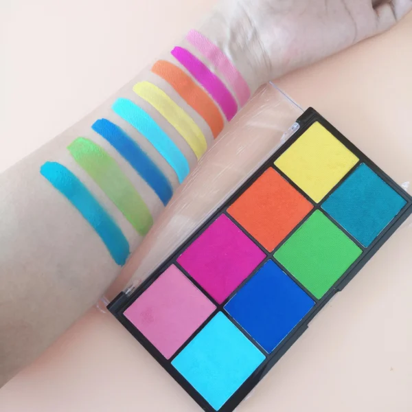 Custom 8-Color Face Body Painting Palette