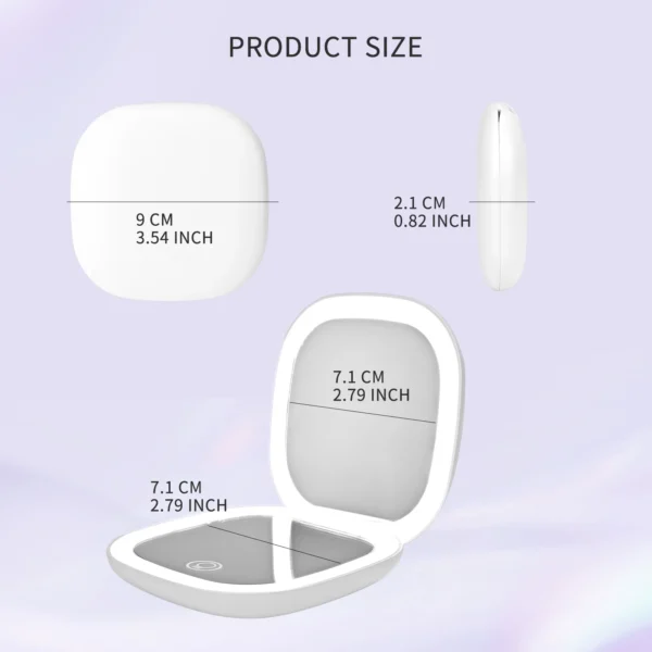 Three Colors 5X Magnifying Makeup Mirror
