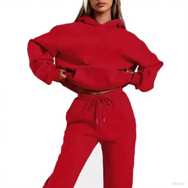 High Quality Women Hoodie Two-Piece Set